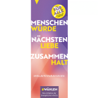 5 Fahnen und Banner Hochformate „Für alle. Mit Herz und Verstand“ zum Download