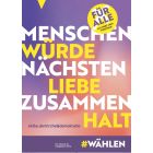 Plakat DIN A3 / A2 „Für alle. Mit Herz und Verstand“