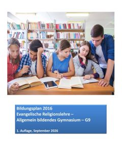 Bildungsplan 2016 Allgemein bildendes Gymnasium