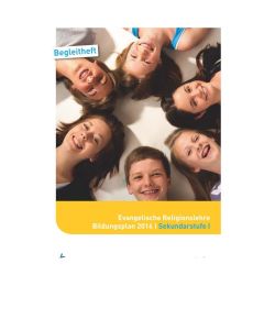Bildungsplan Sekundarstufe I Begleitheft