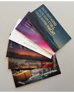 Musterset Weihnachtskarten