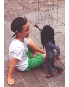  Grußkarte "Puppenspieler"