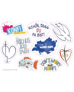 Konfi-Sticker