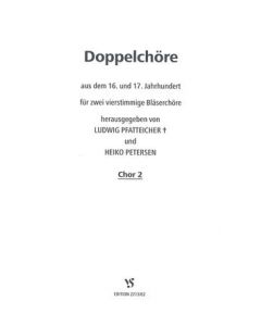 Doppelchöre - Chor 2 (Strube-Verlag)
