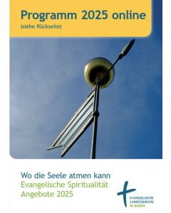 Karte zur Broschüre "Wo die Seele atmen kann 2025"