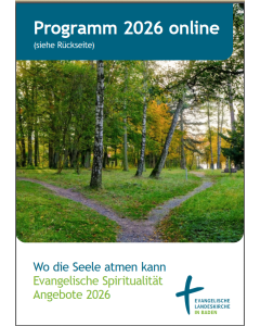 Karte zur Broschüre "Wo die Seele atmen kann 2026"
