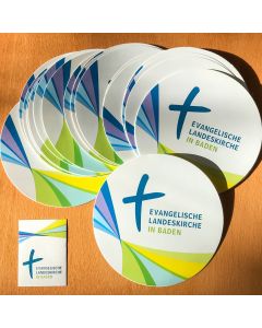 ekiba Aufkleber, Rund 10er Bündelung