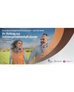 Flyer  „Besonderes Kirchgeld – Information für Mitglieder“ 