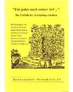 "Ein Jedes nach seiner Art ..."