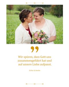 kirchlich heiraten - Wir haben uns die ganze Zeit so toll von unserer Pfarrerin begleitet gefühlt.