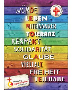 Plakat Demokratie für Jugendarbeit; Konfi und Schulen