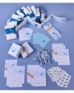 Kleine willkommen:  Komplettset, Motiv Wal 