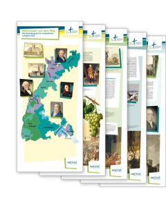 Wanderausstellung Miteinander auf dem Weg mit dreizehn Roll-Ups zur Ausleihe